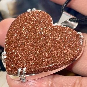 Golden Sandstone Pendant 1 7/8”